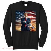 Cat Lives Matter Vote For Trump Usa Flag Funny Election Sweatshirt thumb 0