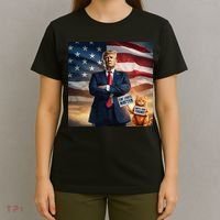 Cat Lives Matter Vote For Trump Usa Flag Funny Election T-Shirt thumb 4