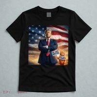 Cat Lives Matter Vote For Trump Usa Flag Funny Election T-Shirt thumb 5