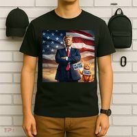Cat Lives Matter Vote For Trump Usa Flag Funny Election T-Shirt thumb 6