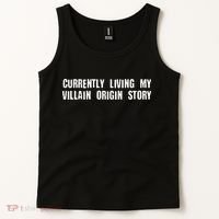 Currently Living My Villian Origin Story Tank Top thumb 2