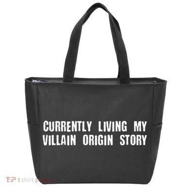 Currently Living My Villian Origin Story Tote Bag