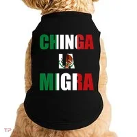 Chinga La Migra Pro Immigration Doggie Tank thumb 0