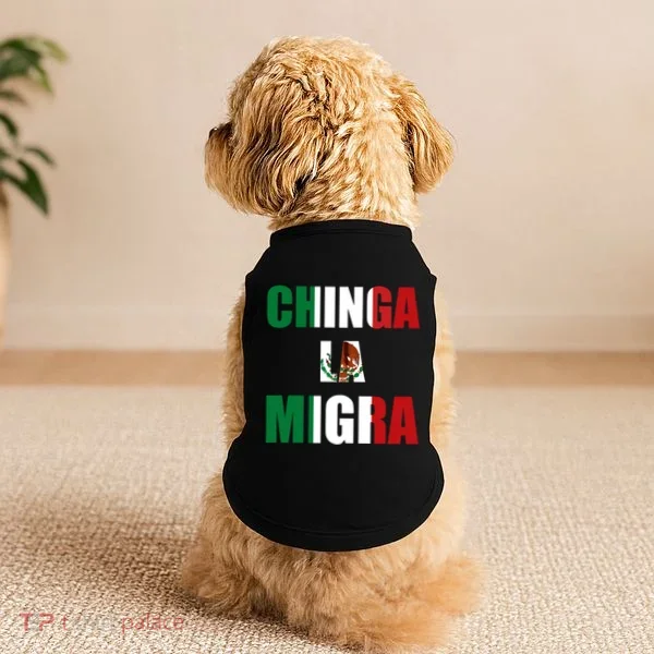 Chinga La Migra Pro Immigration Doggie Tank