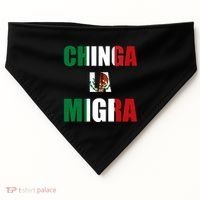 Chinga La Migra Pro Immigration USA-Made Doggie Bandana thumb 0