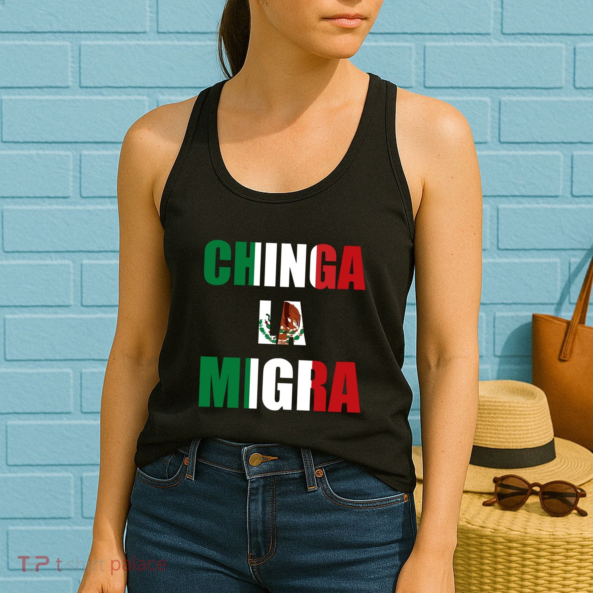 Chinga La Migra Pro Immigration Women's Tank Top
