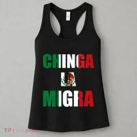 Chinga La Migra Pro Immigration Women's Tank Top thumb 3