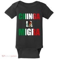 Chinga La Migra Pro Immigration Baby Bodysuit thumb 0