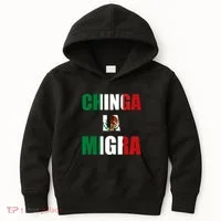 Chinga La Migra Pro Immigration Kids Hoodie thumb 0