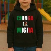 Chinga La Migra Pro Immigration Kids Hoodie thumb 3
