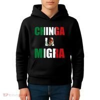 Chinga La Migra Pro Immigration Kids Hoodie thumb 4