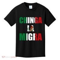 Chinga La Migra Pro Immigration Kids T-Shirt thumb 0