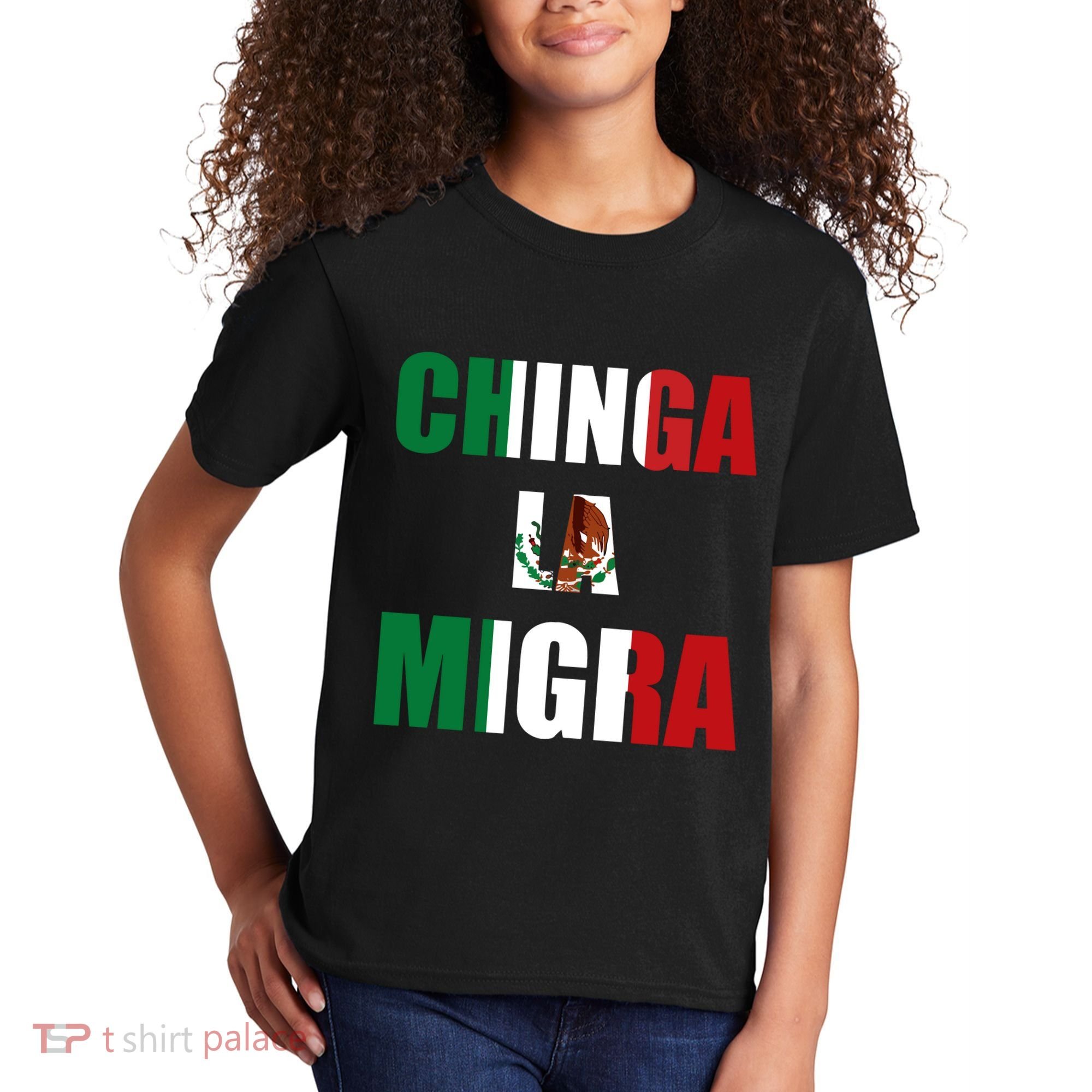 Chinga La Migra Pro Immigration Kids T-Shirt
