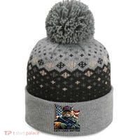 Cats Lives Matter Funny Trump 2024 Cat Maga Gift The Baniff Cuffed Pom Beanie thumb 0
