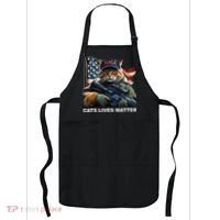 Cats Lives Matter Funny Trump 2024 Cat Maga Gift Apron thumb 0