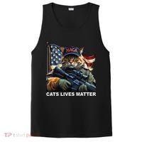Cats Lives Matter Funny Trump 2024 Cat Maga Gift PosiCharge Competitor Tank thumb 0