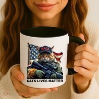 Cats Lives Matter Funny Trump 2024 Cat Maga Coffee Mug thumb 3