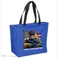 Cats Lives Matter Funny Trump 2024 Cat Maga Tote Bag thumb 2