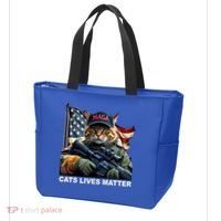 Cats Lives Matter Funny Trump 2024 Cat Maga Tote Bag thumb 3
