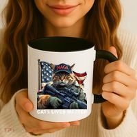 Cats Lives Matter Funny Trump 2024 Cat Maga Coffee Mug thumb 3