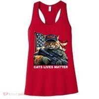 Cats Lives Matter Funny Trump 2024 Cat Maga Women's Tank Top thumb 0