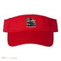 Cats Lives Matter Funny Trump 2024 Cat Maga Visor thumb 0