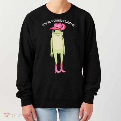 Cowboy Like Me Frog Women's Sweatshirt