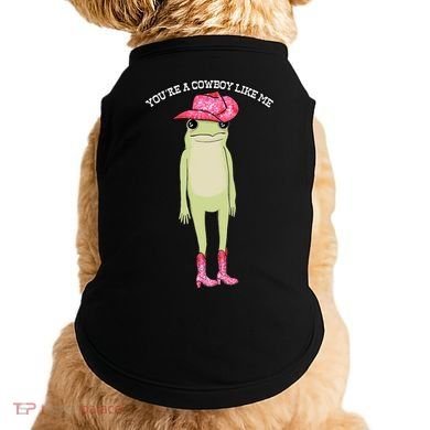 Cowboy Like Me Frog Doggie Tank
