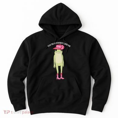 Cowboy Like Me Frog Hoodie