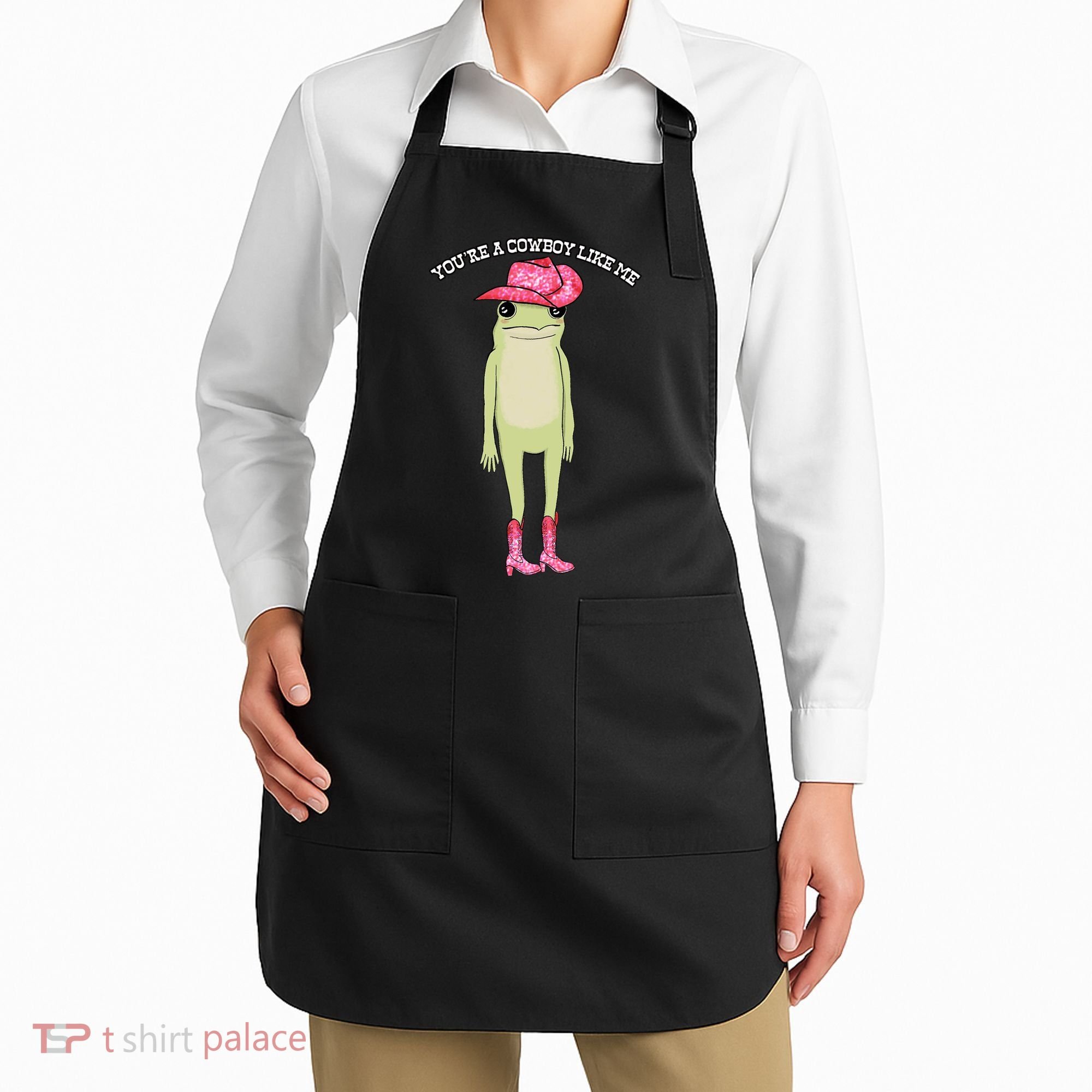 Cowboy Like Me Frog Apron
