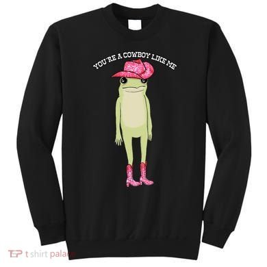 Cowboy Like Me Frog Sweatshirt