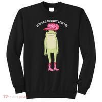 Cowboy Like Me Frog Sweatshirt thumb 0