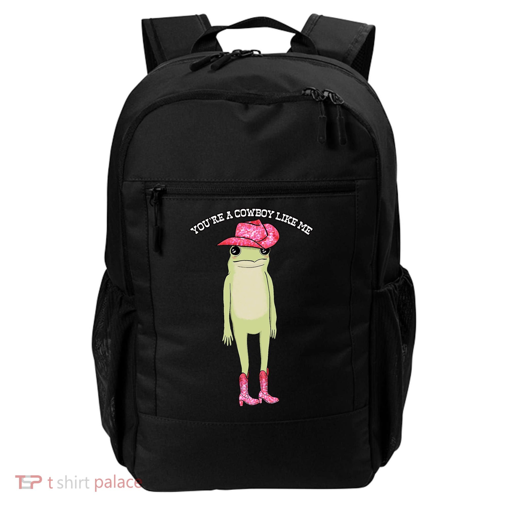 Cowboy Like Me Frog Backpack