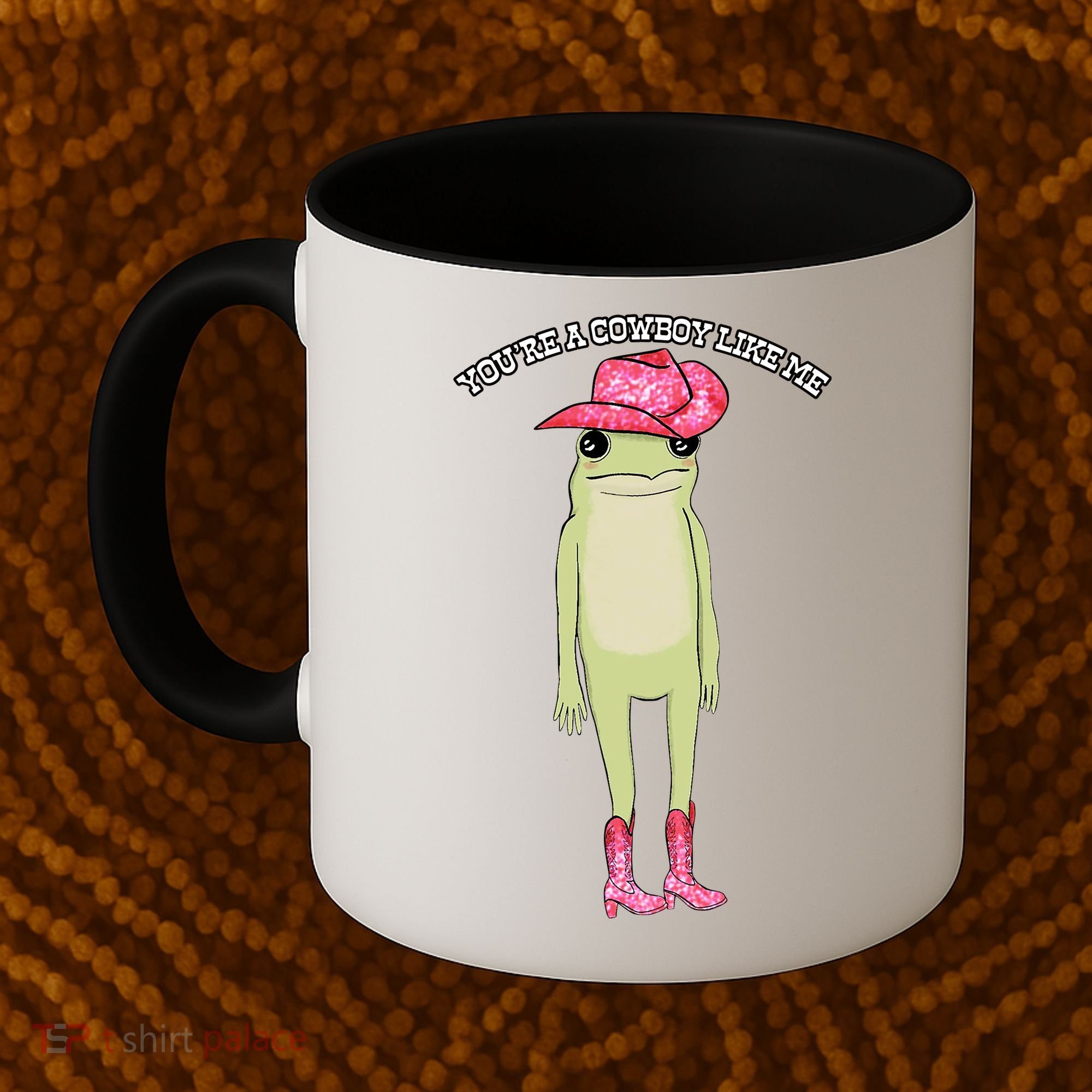 Cowboy Like Me Frog Coffee Mug