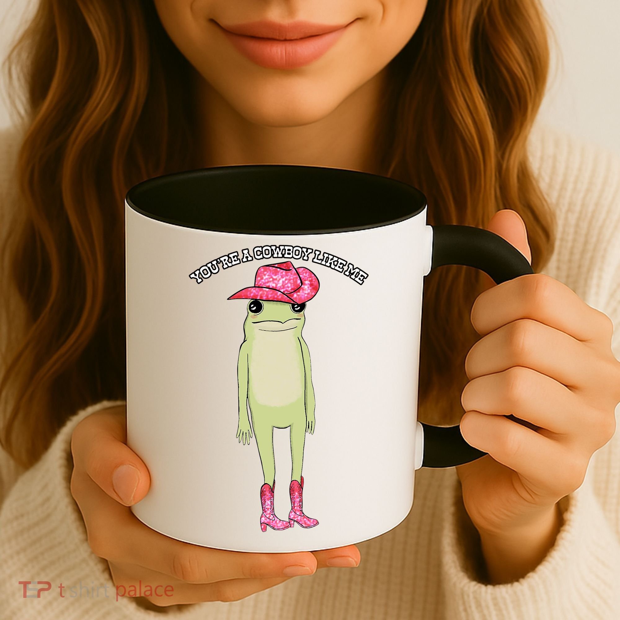 Cowboy Like Me Frog Coffee Mug