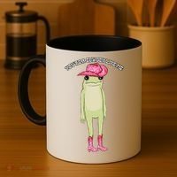 Cowboy Like Me Frog Coffee Mug thumb 4