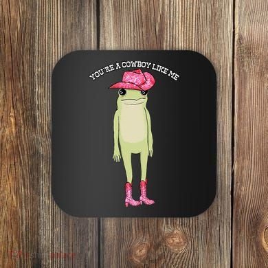 Cowboy Like Me Frog Coaster