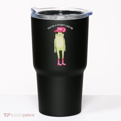 Cowboy Like Me Frog Tumbler