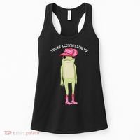 Cowboy Like Me Frog Women's Tank Top thumb 0