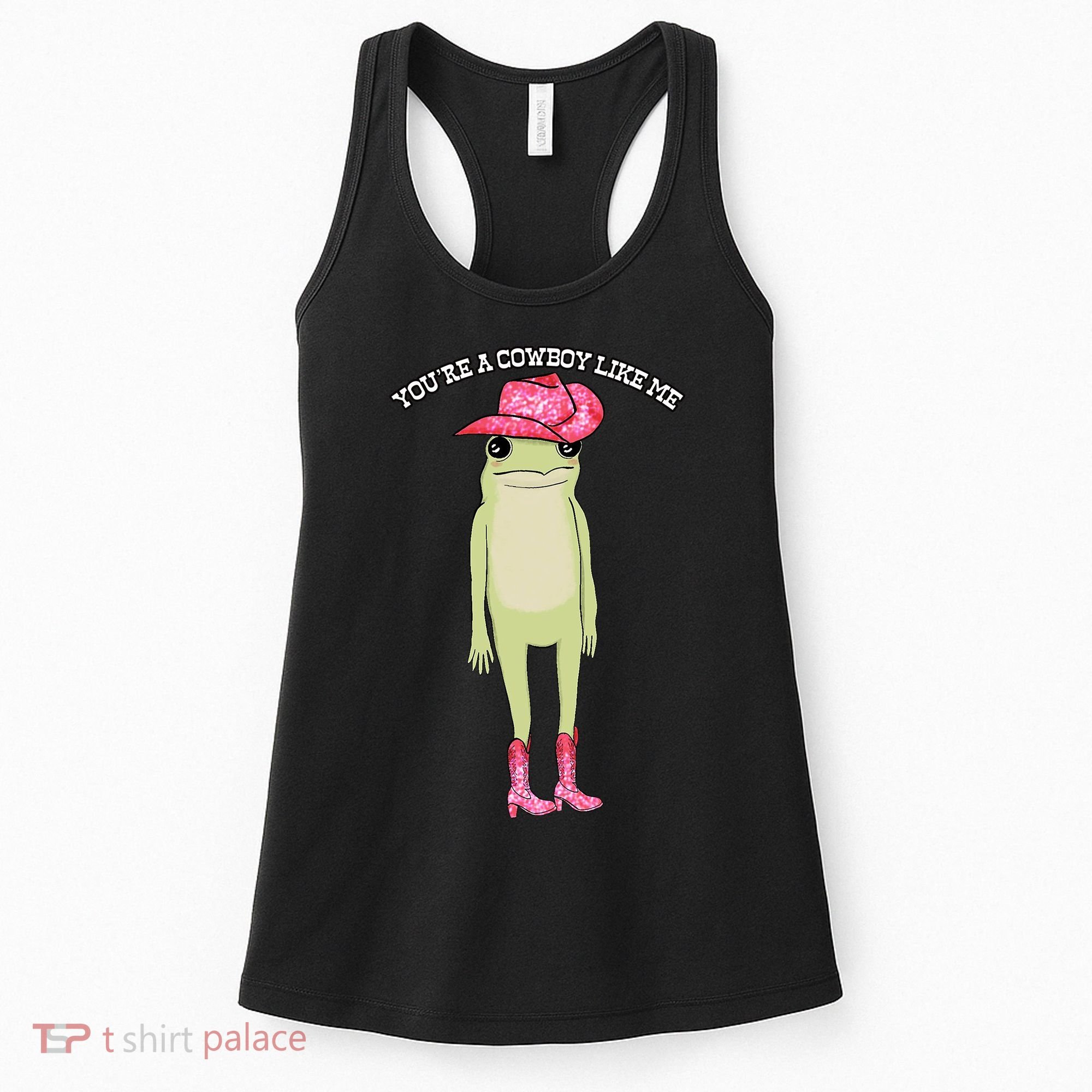 Cowboy Like Me Frog Women's Tank Top