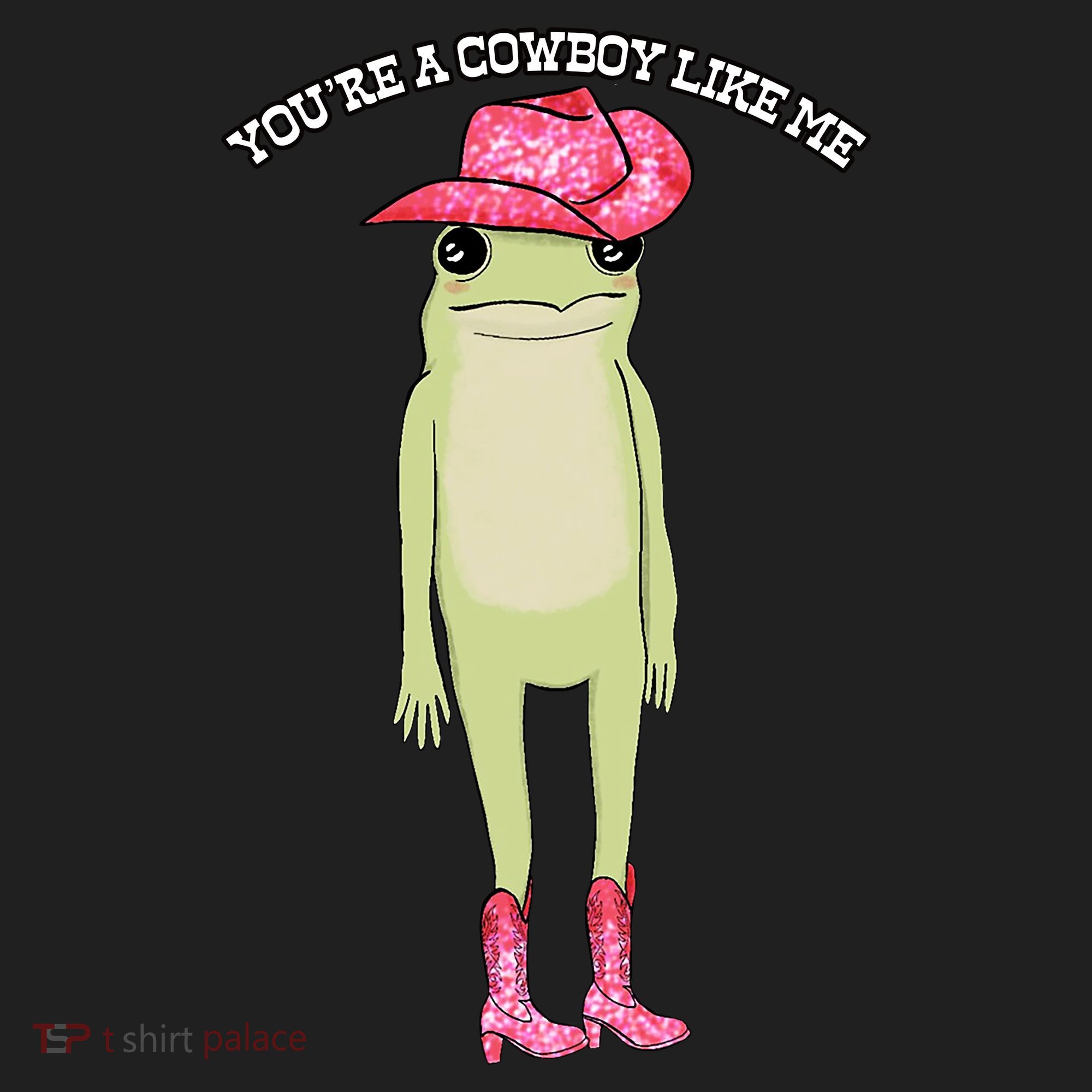 Cowboy Like Me Frog Golf Towel