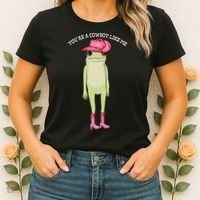 Cowboy Like Me Frog Women's T-Shirt thumb 2
