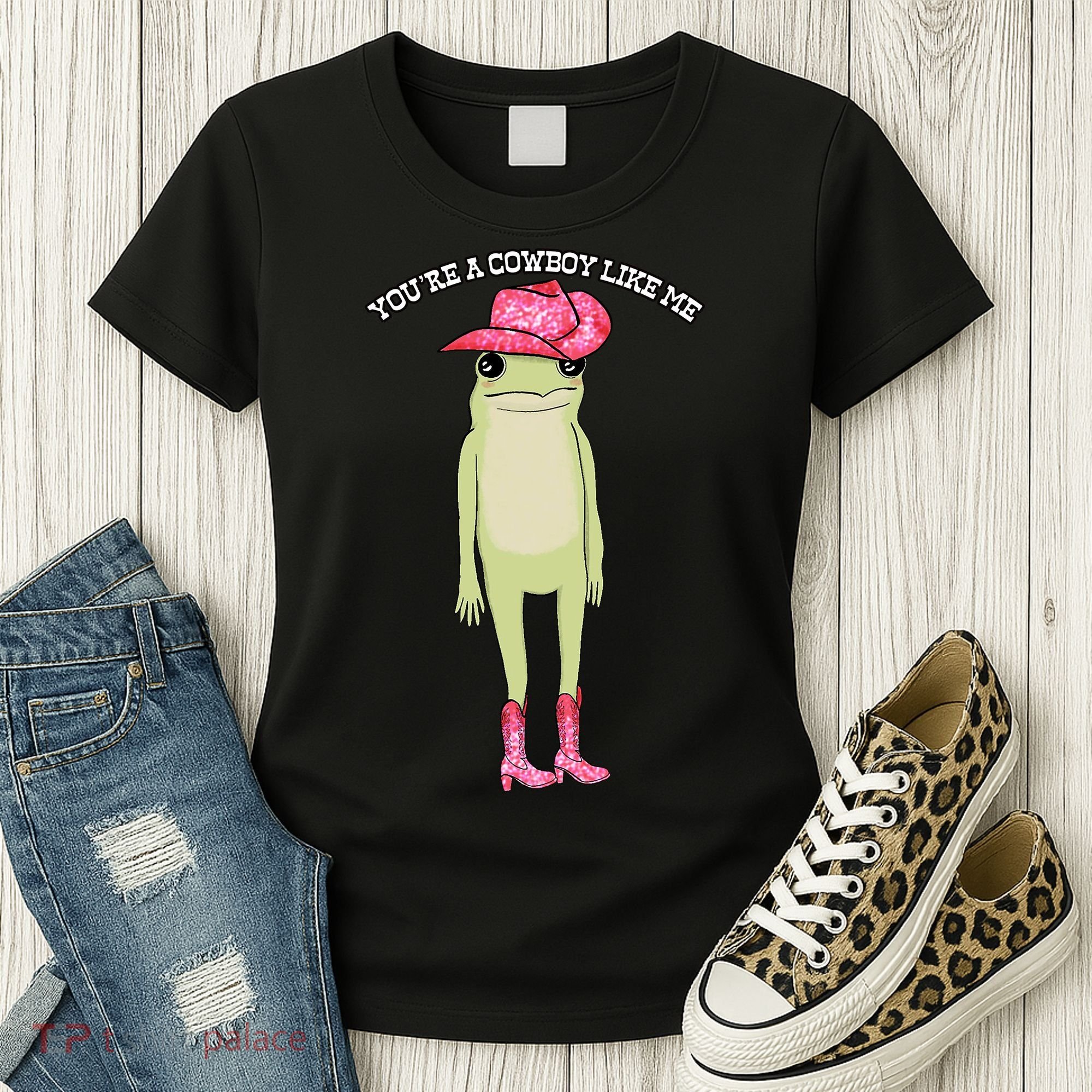 Cowboy Like Me Frog Women's T-Shirt