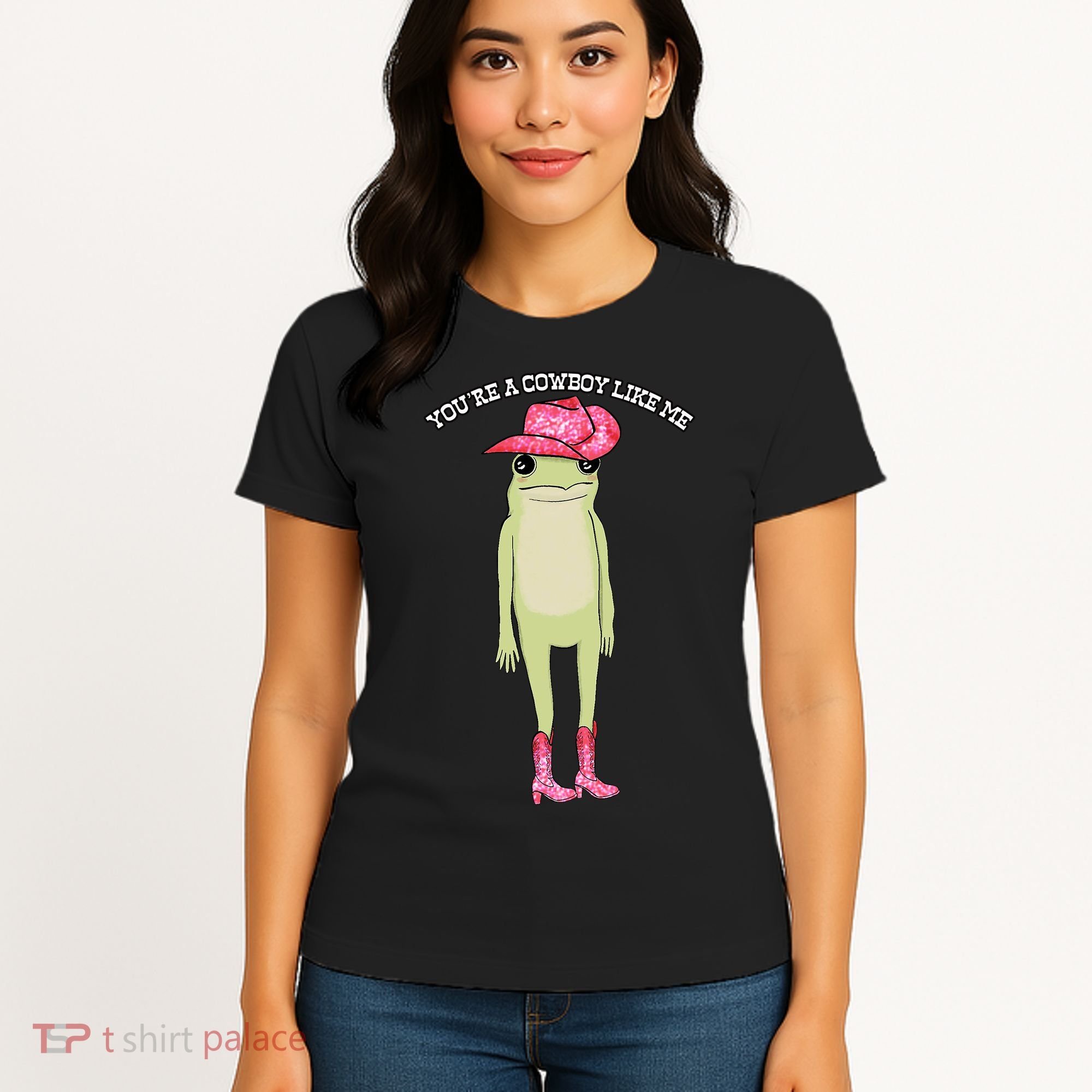 Cowboy Like Me Frog Women's T-Shirt