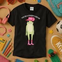 Cowboy Like Me Frog Kids T-Shirt thumb 3