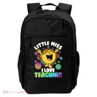 Cute Little Miss I Love Teaching Backpack thumb 0