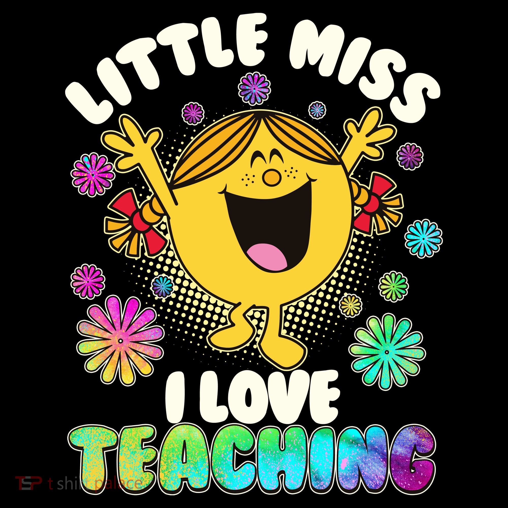 Cute Little Miss I Love Teaching Coaster