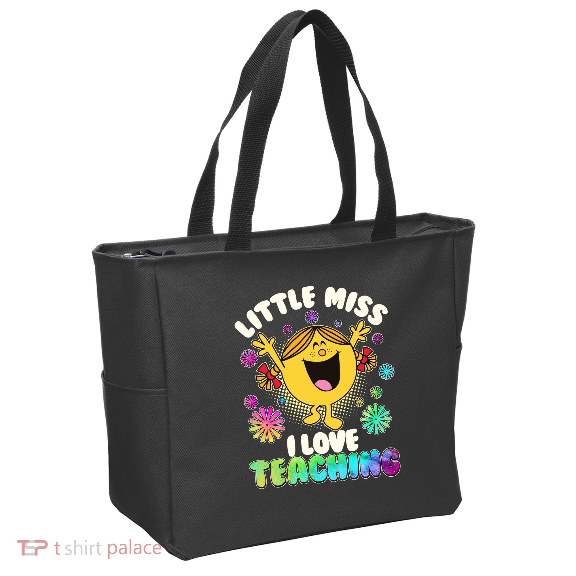 Cute Little Miss I Love Teaching Tote Bag
