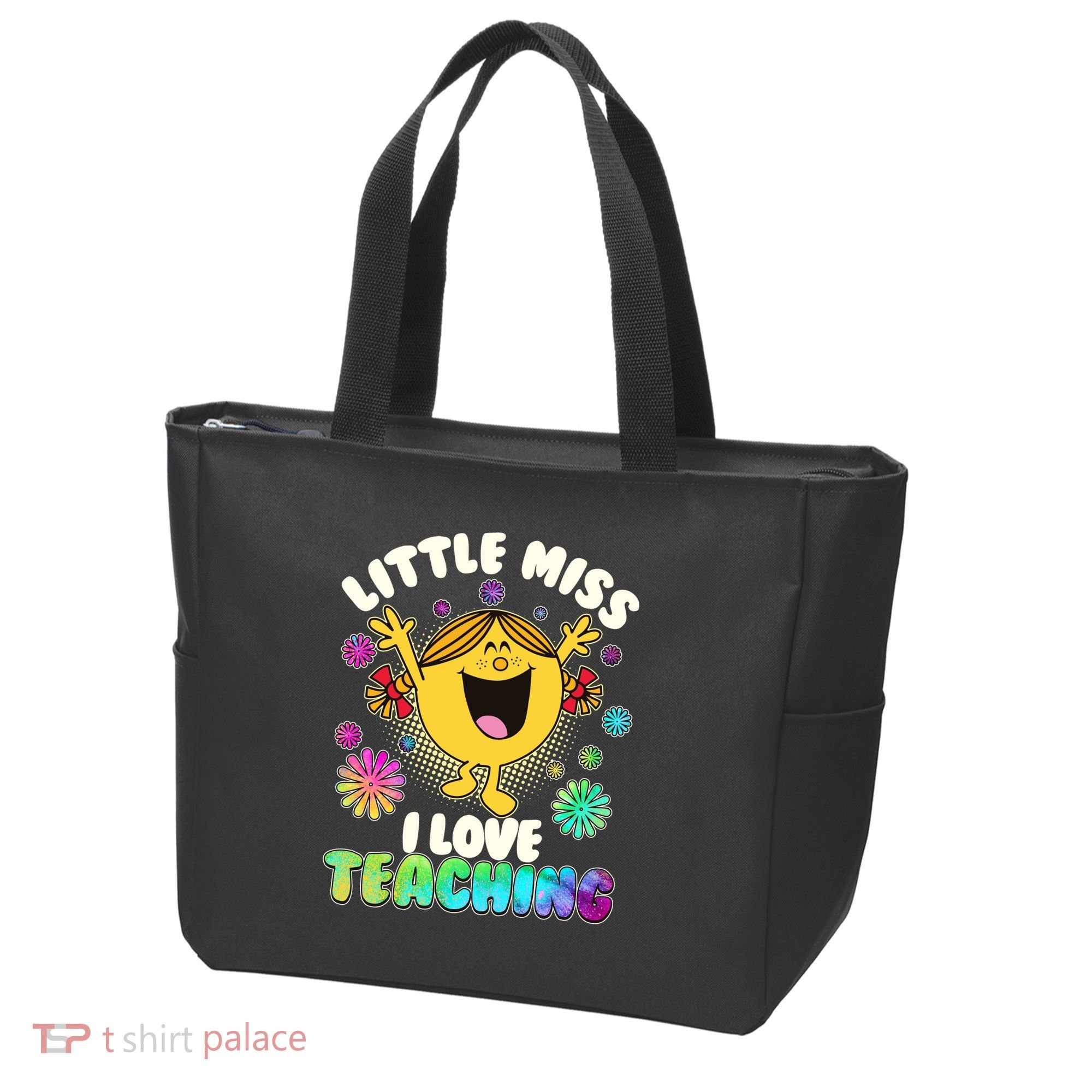 Cute Little Miss I Love Teaching Tote Bag
