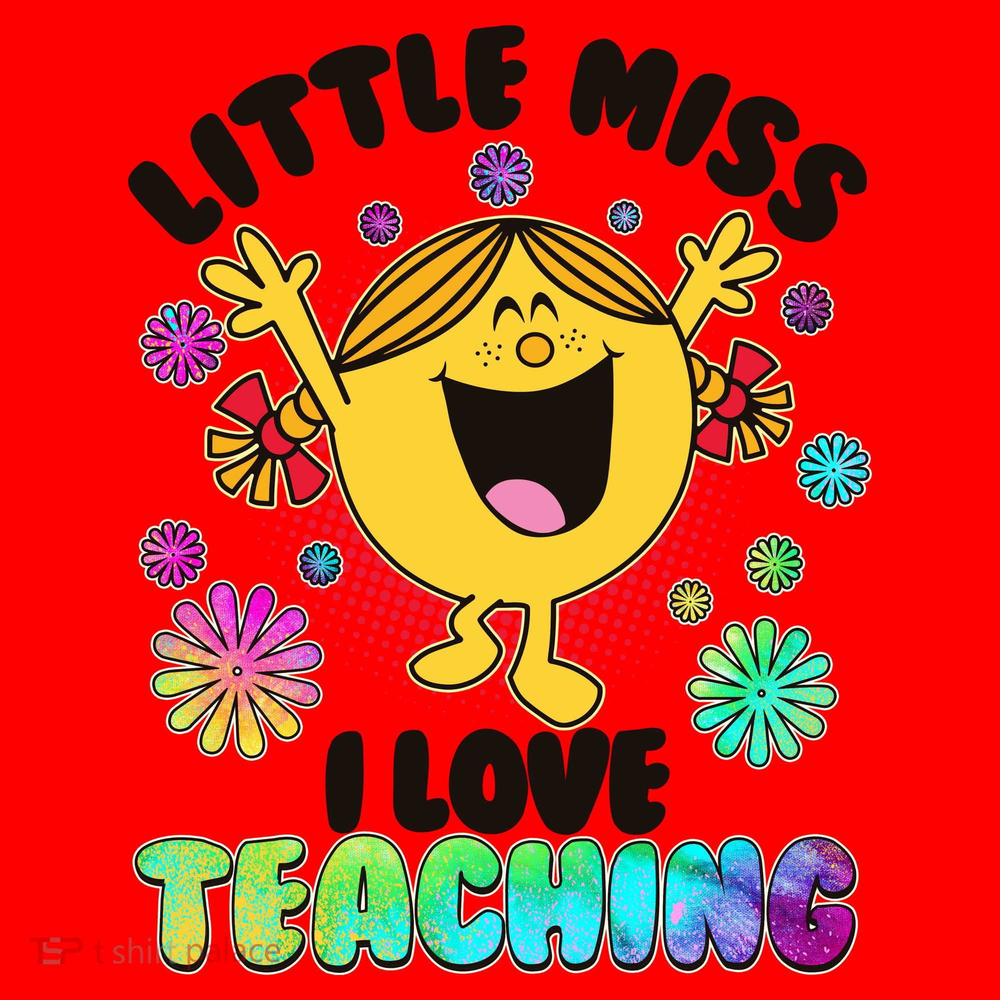 Cute Little Miss I Love Teaching Santa Hat